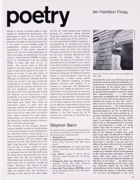 Page of a journal. Second of two pages of an article. An image at the top right shows a man standing under an arched doorway, his arms crossed over his torso.