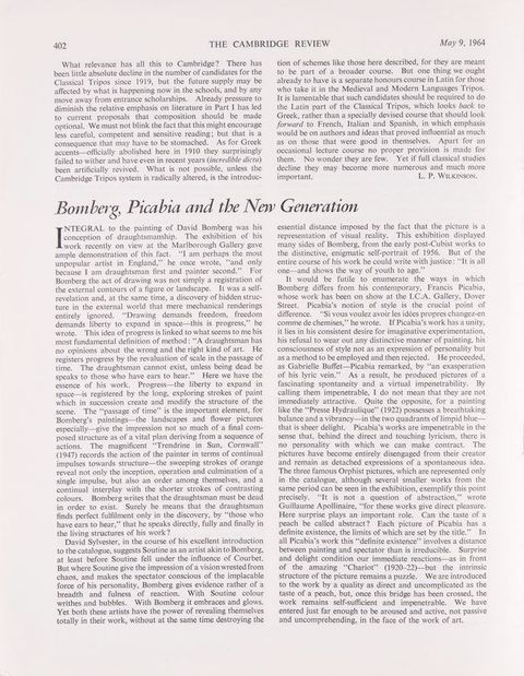 Page of a journal. The first of a two-page article is printed in two columns.